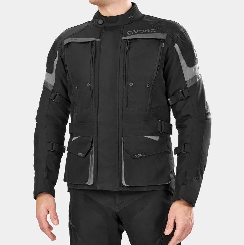 Kurtka tekstylna VORG CUMULUS BLACK czarny