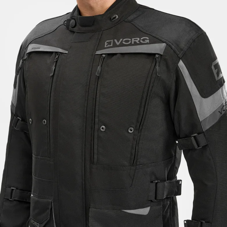 Kurtka tekstylna VORG CUMULUS BLACK czarny