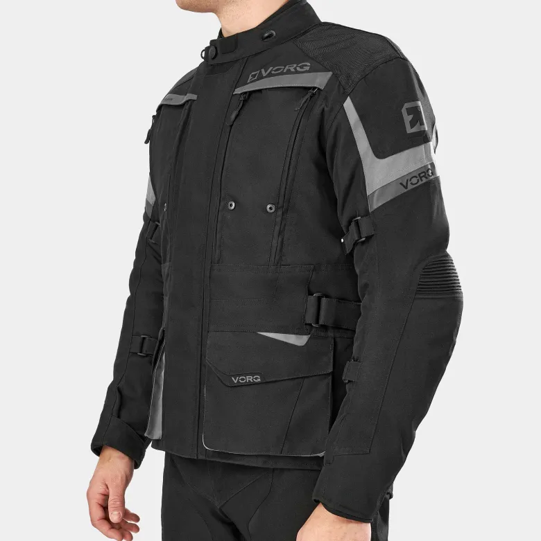 Kurtka tekstylna VORG CUMULUS BLACK czarny