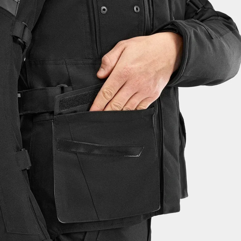 Kurtka tekstylna VORG CUMULUS BLACK czarny