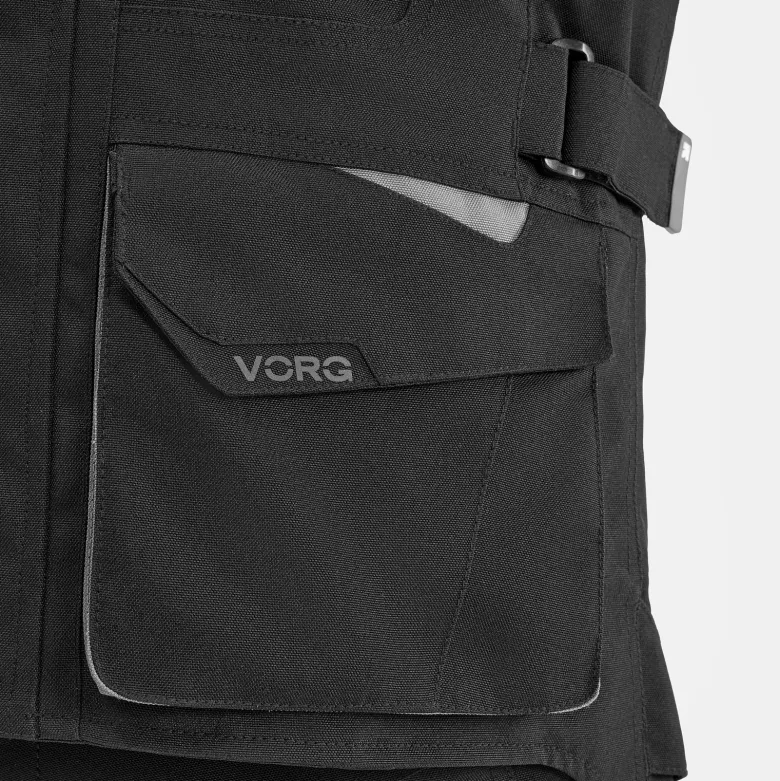 Kurtka tekstylna VORG CUMULUS BLACK czarny