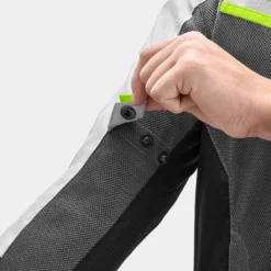 Kurtka tekstylna VORG NANO GREY szary czarny żółty fluo