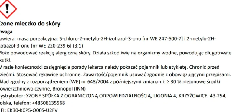Mleczko do konserwacji odzieży skórzanej XZONE 100ml