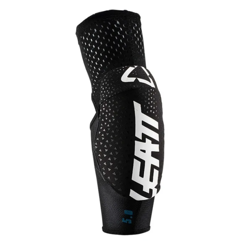 Ochraniacze łokci dziecięce LEATT 3DF 5.0 JUNIOR WHITE/BLACK czarne białe