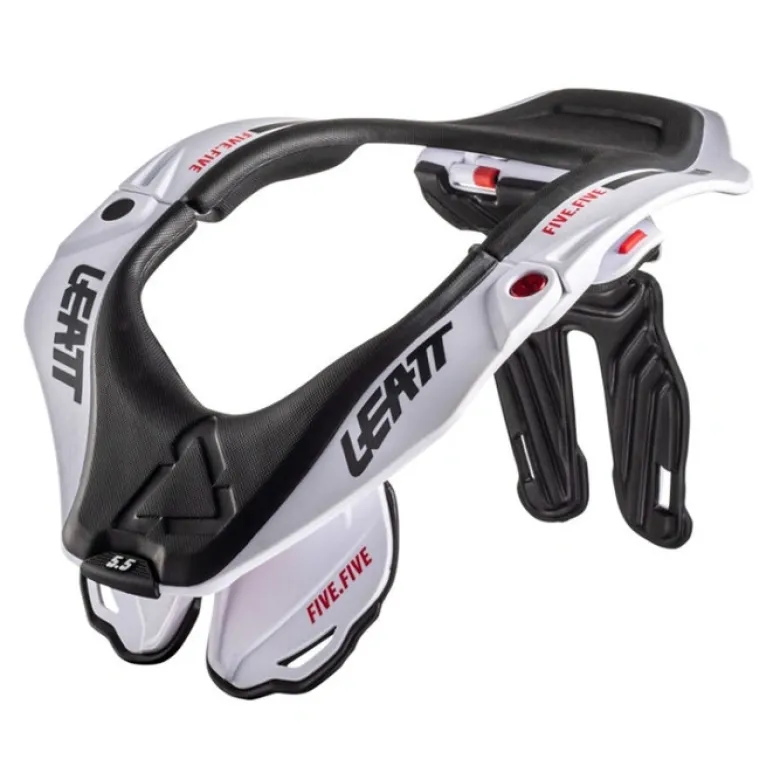 Ochraniacz karku LEATT 5.5 NECK BRACE WHITE biały czarny