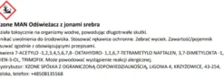 Odświeżacz z jonami srebra XZONE MAN 100ml