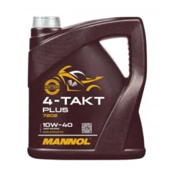 Olej 4T MANNOL 4-TAKT PLUS 10W40 4L brązowy żółty