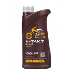 Olej 4T MANNOL 4-TAKT PLUS 10W40 1L brązowy żółty