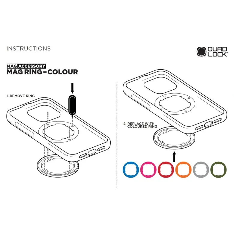 Pierścień QUAD LOCK MAG GREEN zielony