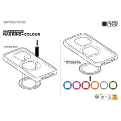 Pierścień QUAD LOCK MAG YELLOW żółty