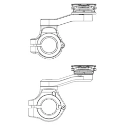 Podstawa QUAD LOCK PRO montowana na kierownicy czarny