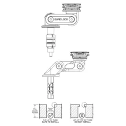 Podstawa QUAD LOCK PRO montowana w sztycę główki ramy czarny