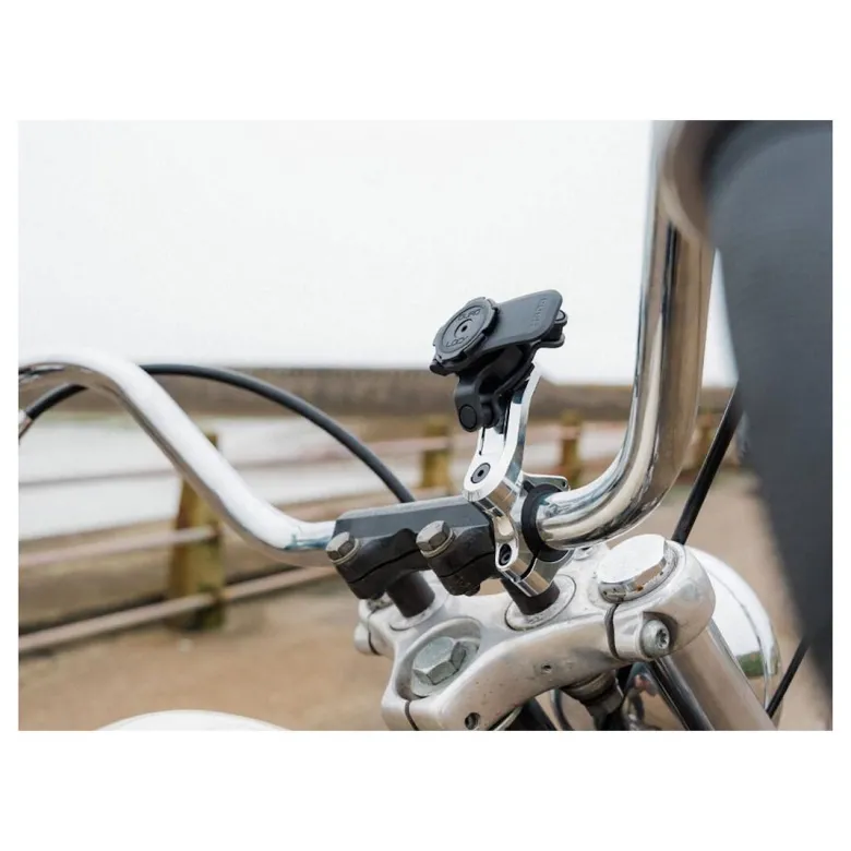 Podstawa QUAD LOCK PRO montowana na kierownicy CHROME srebrny