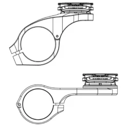 Podstawa QUAD LOCK PRO na mostek rowerowy czarny