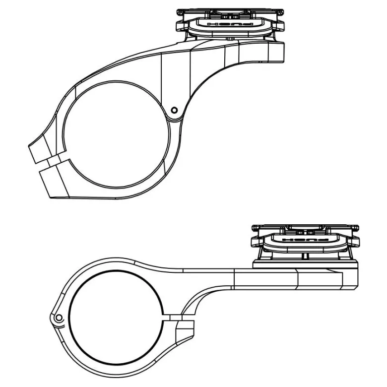 Podstawa QUAD LOCK PRO na mostek rowerowy czarny