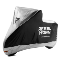 Pokrowiec na motocykl REBELHORN SHELTER BLACK/SILVER czarny srebrny szary