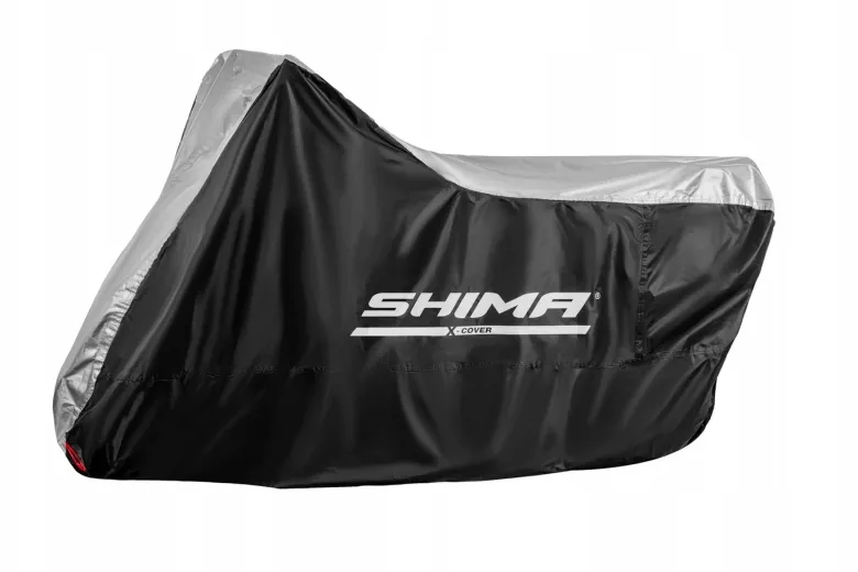 Pokrowiec na motocykl SHIMA X-COVER SOLO BLACK czarny srebrny