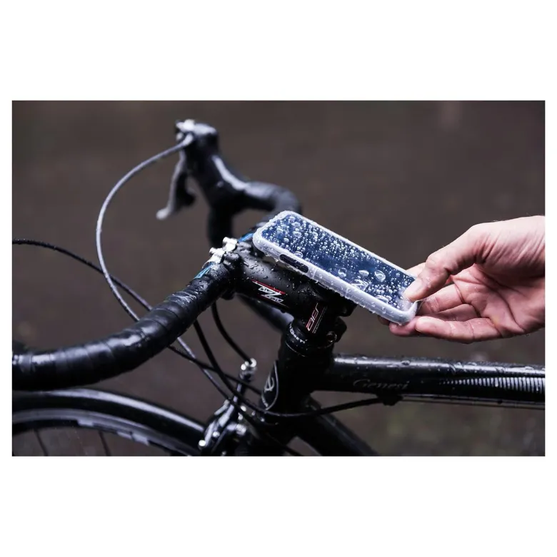 Pokrowiec wodoodporny na telefon SP CONNECT WEATHER COVER IPHONE 14 PRO/14/13 PRO/13/12 CLEAR przezroczysty