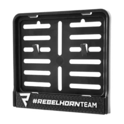 Ramka tablicy rejestracyjnej REBELHORN TEAM BLACK czarny