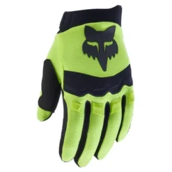 Rękawice cross dziecięce FOX JUNIOR DIRTPAW FLUO YELLOW żółty fluo