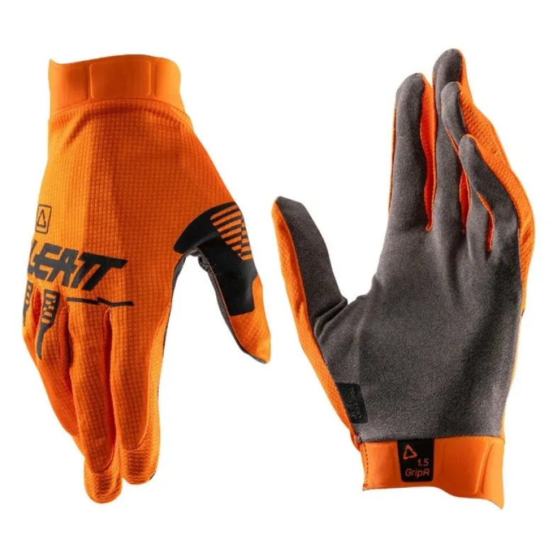 Rękawice cross dziecięce LEATT MOTO 1.5 JUNIOR ORANGE pomarańczowy