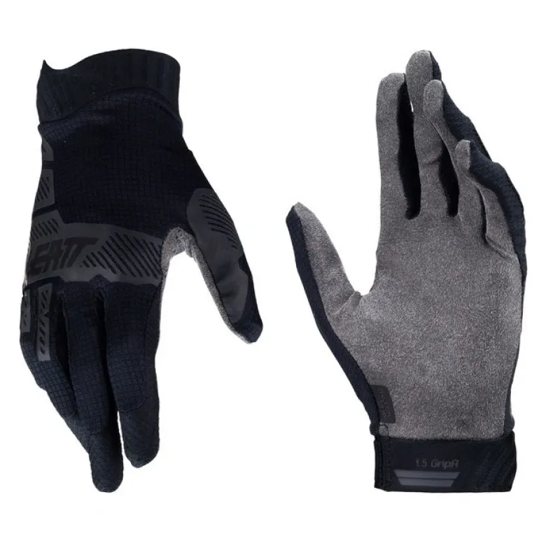 Rękawice cross dziecięce LEATT MOTO 1.5 JUNIOR STEALTH czarny