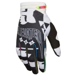 Rękawice cross FOX 180 IMAGE COSMO WHITE/BLACK biały czarny