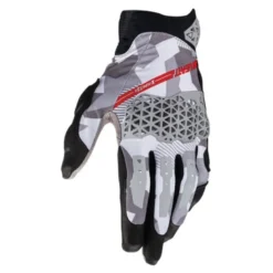 Rękawice cross LEATT ADV X-FLOW 7.5 SHORT STEEL szary czarny