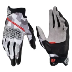Rękawice cross LEATT ADV X-FLOW 7.5 SHORT STEEL szary czarny
