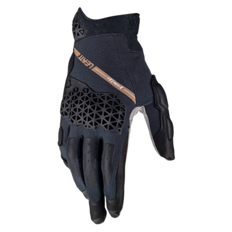 Rękawice cross LEATT ADV X-FLOW 7.5 SHORT STEALTH czarny