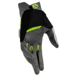 Rękawice cross LEATT ADV X-FLOW 5.5 SHORT HI-VIZ szary żółty fluo