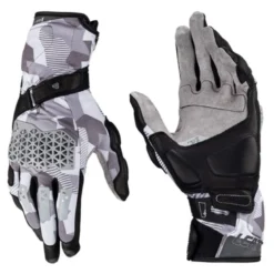 Rękawice cross LEATT ADV X-FLOW 7.5 STEEL szary czarny