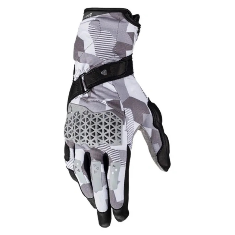 Rękawice cross LEATT ADV X-FLOW 7.5 STEEL szary czarny