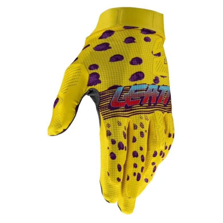 Rękawice cross LEATT MOTO 1.5 GRIPR CHEETAH żółty czarny