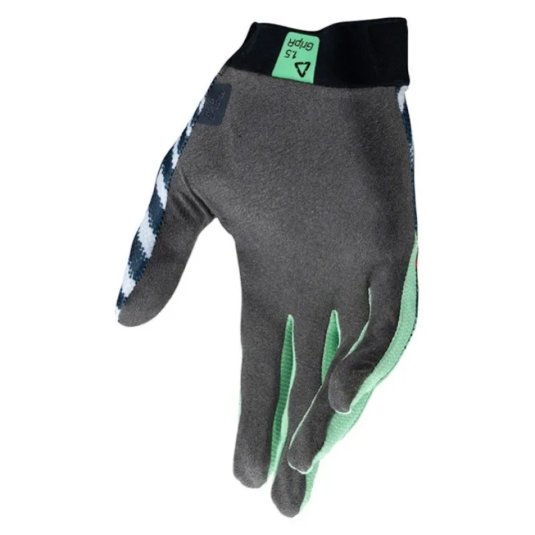 Rękawice cross LEATT MOTO 1.5 GRIPR MATCHA zielony niebieski