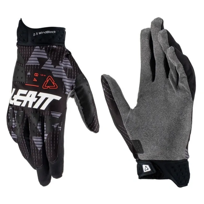 Rękawice cross LEATT MOTO 2.5 WINDBLOCK BLACK czarny