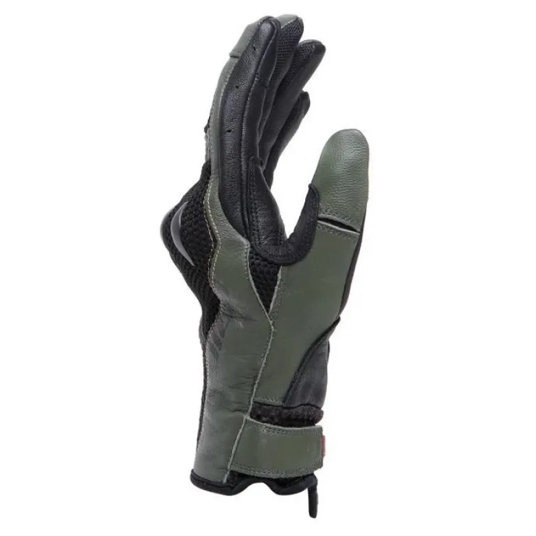 Rękawice miejskie DAINESE KARAKUM ERGO-TEK BLACK/GREEN czarny zielony