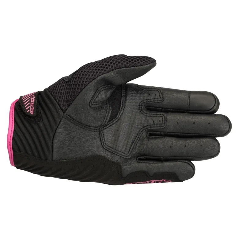 Rękawice miejskie damskie ALPINESTARS SMX-1 AIR V2 LADY BLACK/FUCHSIA czarny różowy