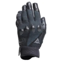 Rękawice miejskie damskie DAINESE UNRULY ERGO-TEK LADY BLACK/TEAL czarny niebieski
