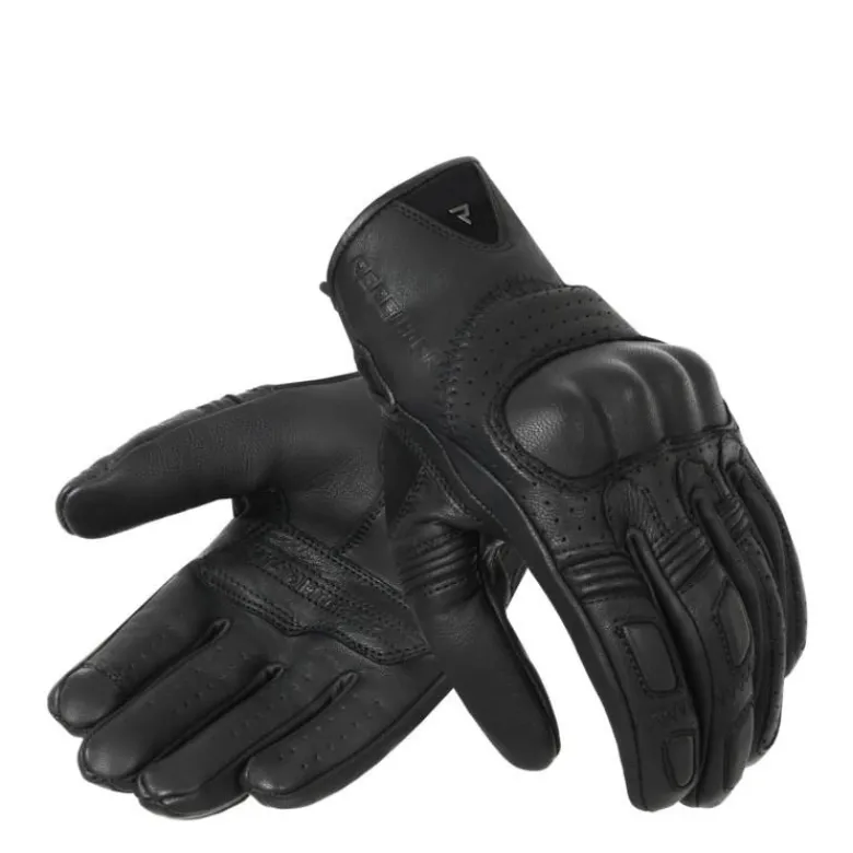 Rękawice miejskie damskie REBELHORN THUG II LADY PERFOROWANE BLACK czarny