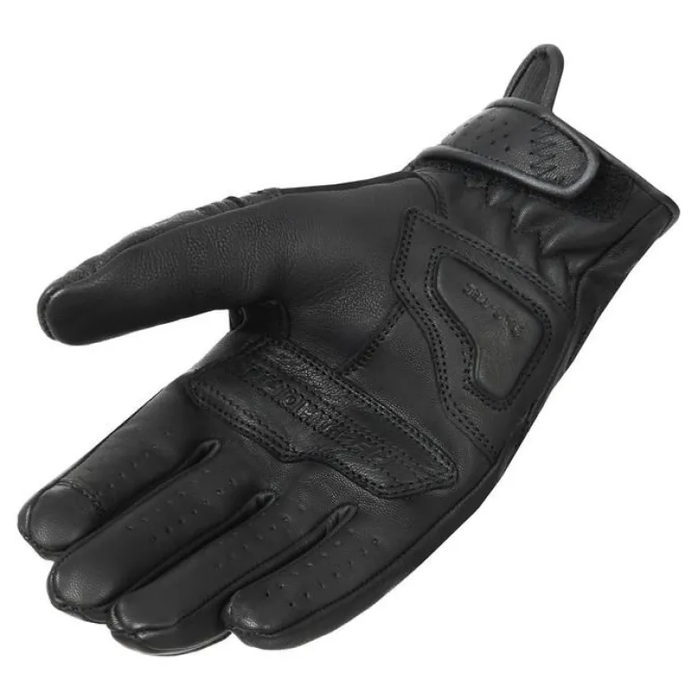 Rękawice miejskie damskie REBELHORN THUG II LADY PERFOROWANE BLACK czarny