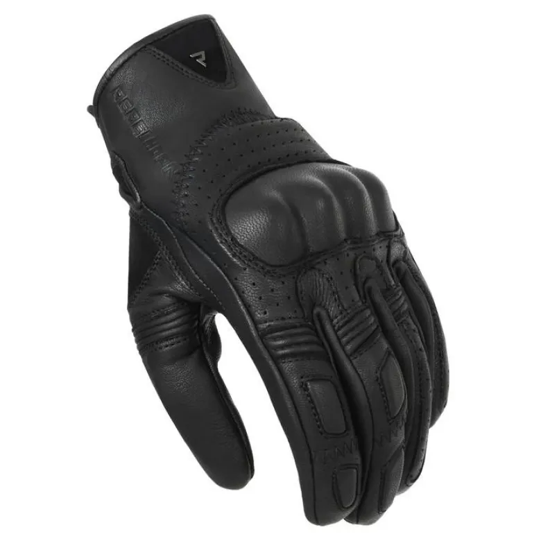 Rękawice miejskie damskie REBELHORN THUG II LADY PERFOROWANE BLACK czarny