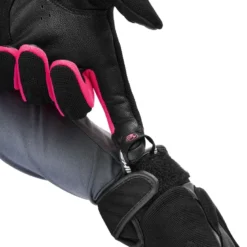 Rękawice miejskie damskie SHIMA SONIC LADY PINK czarny różowy