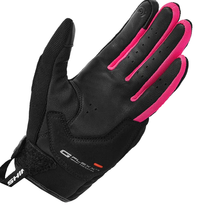 Rękawice miejskie damskie SHIMA SONIC LADY PINK czarny różowy