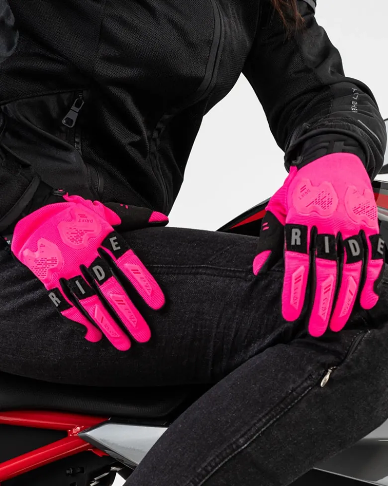 Rękawice miejskie damskie SHIMA DRIFT LADY PINK różowy czarny