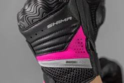 Rękawice miejskie damskie SHIMA RUSH LADY PINK czarny różowy