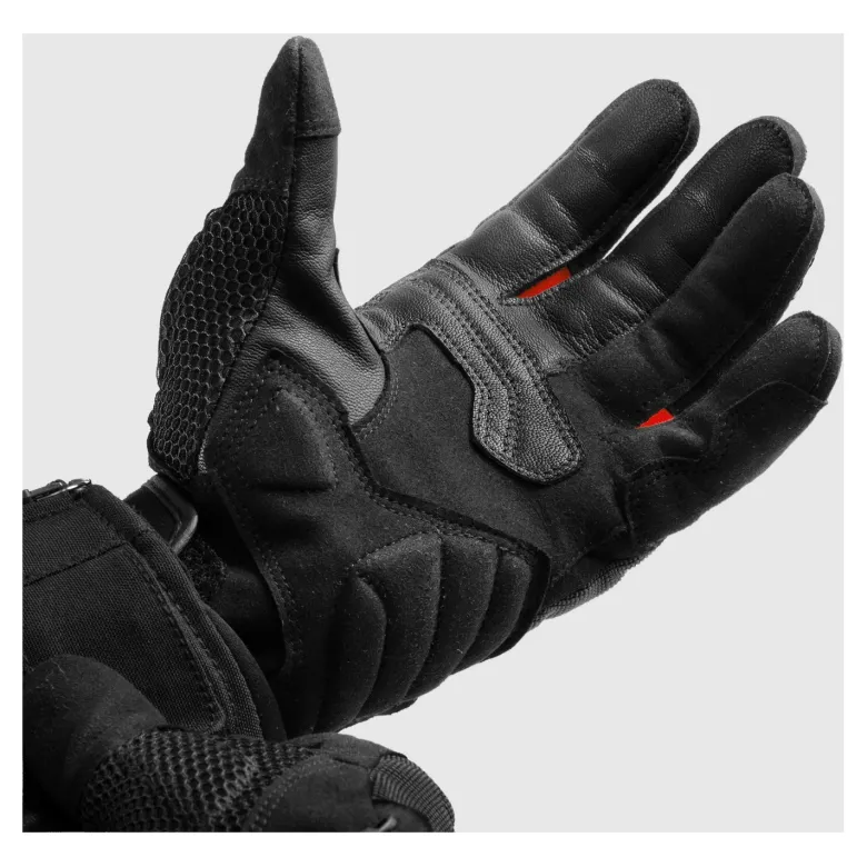 Rękawice miejskie REBELHORN CORE BLACK/RED czarny czerwony