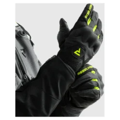 Rękawice miejskie REBELHORN CORE BLACK/GREY/FLUO YELLOW czarny szary żółty fluo
