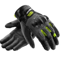 Rękawice miejskie REBELHORN DEFENDER BLACK/GREY/FLUO YELLOW czarny szary żółty fluo