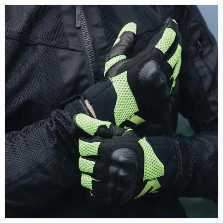 Rękawice miejskie REBELHORN GAP III BLACK/FLUO YELLOW czarny żółty fluo